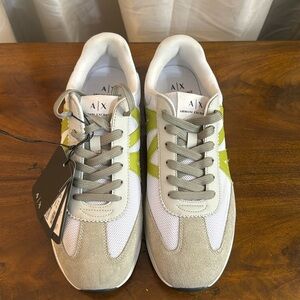 NWT!! ARMANI EXCHANGE LEATHER SNEAKERS